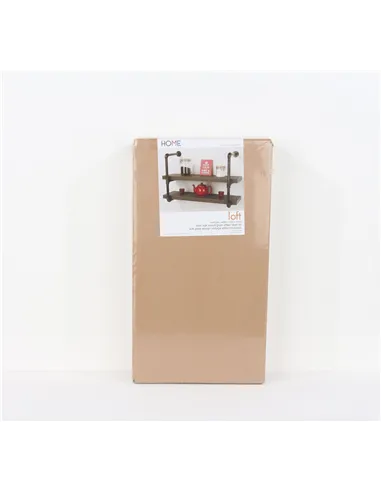 Core Products double wall shelf with pipe design brackets