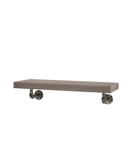 Core Products wall shelf with pipe design brackets
