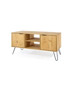 Core Products Augusta Pine 2 door flat screen TV unit