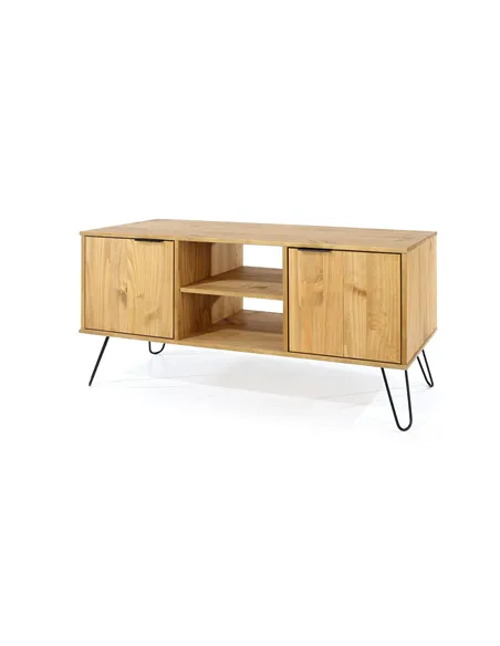 Core Products Augusta Pine 2 door flat screen TV unit