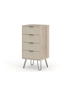 Core Products Augusta Driftwood 4 drawer narrow chest of drawers