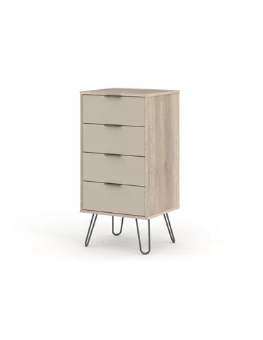 Core Products Augusta Driftwood 4 drawer narrow chest of drawers