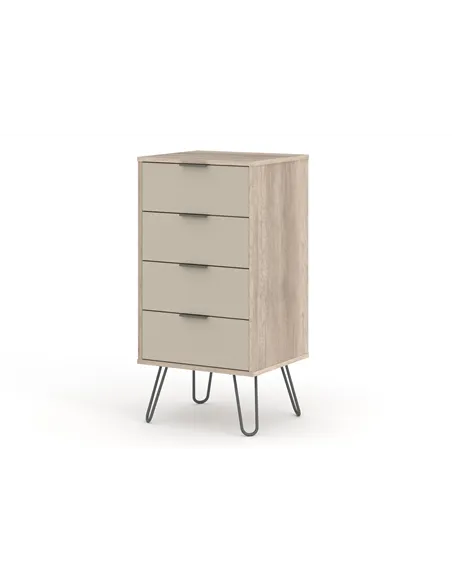 Core Products Augusta Driftwood 4 drawer narrow chest of drawers