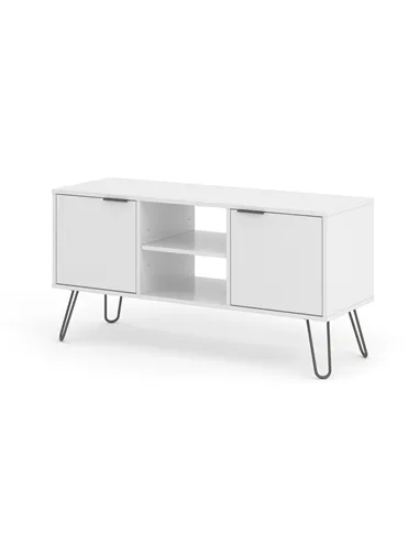 Core Products Augusta White 2 door flat screen TV unit