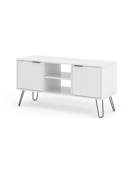 Core Products Augusta White 2 door flat screen TV unit
