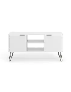 Core Products Augusta White 2 door flat screen TV unit 2