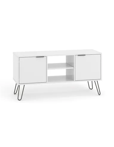 Core Products Augusta White 2 door flat screen TV unit