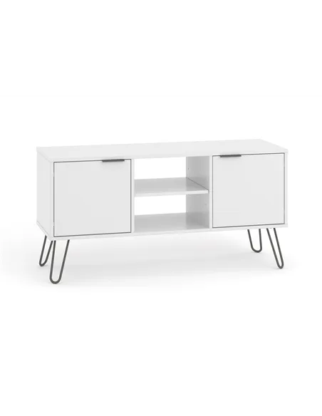 Core Products Augusta White 2 door flat screen TV unit