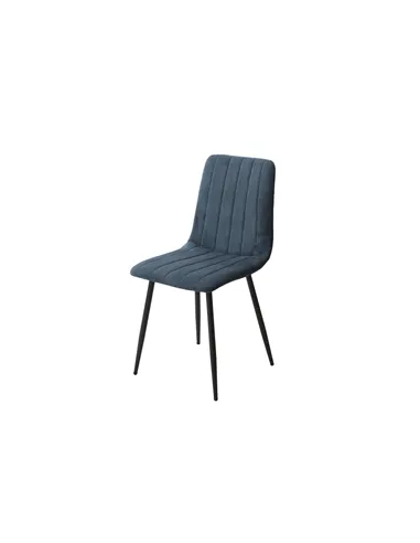 Core Products Aspen straight stitch blue cord dining chair