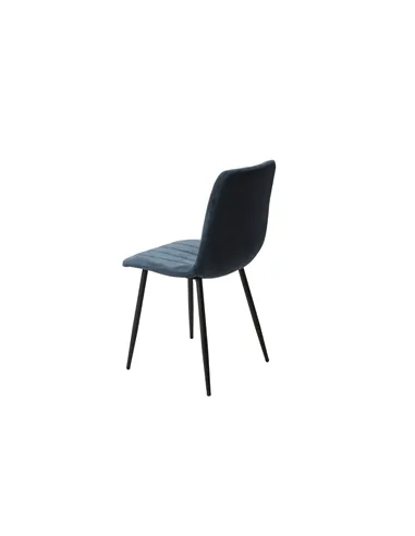 Core Products Aspen straight stitch blue cord dining chair