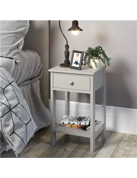 1 drawer petite bedside cabinet