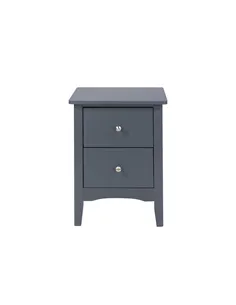 Core Products Como Blue 2 drawer bedside cabinet 2