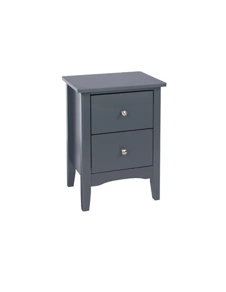 Core Products Como Blue 2 drawer bedside cabinet