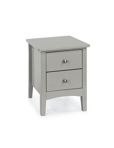 Core Products Como Grey 2 petite drawer bedside cabinet