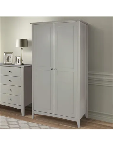 Core Products Como Grey 2 door wardrobe