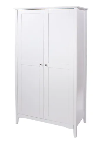 Core Products Como White 2 door wardrobe