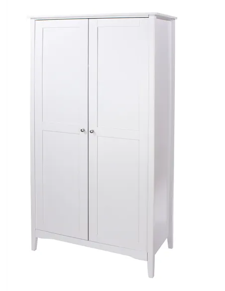 Core Products Como White 2 door wardrobe