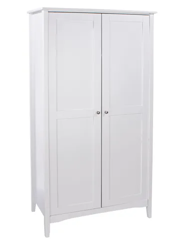 Core Products Como White 2 door wardrobe