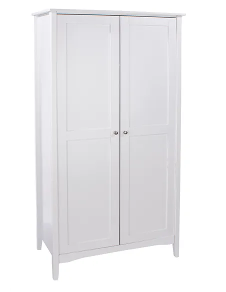 Core Products Como White 2 door wardrobe