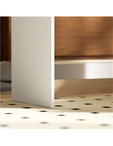 HOMCOM 100cm Compact Computer Desk with Keyboard Tray, Home Office Desk with Drawer for Bedroom Study, Oak