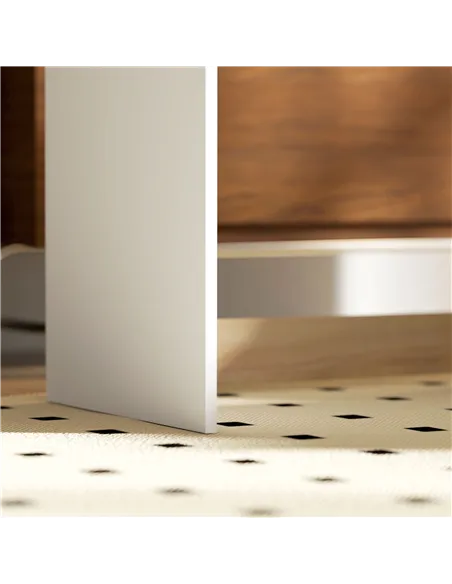 HOMCOM 100cm Compact Computer Desk with Keyboard Tray, Home Office Desk with Drawer for Bedroom Study, Oak