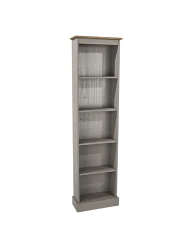 Core Products Corona Grey tall narrow bookcases