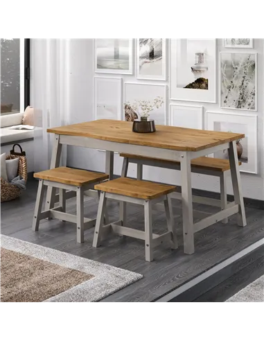 Core Products Corona Grey live edge large dining table