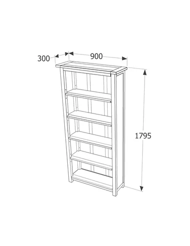 Core Products Dunkeld tall bookcase