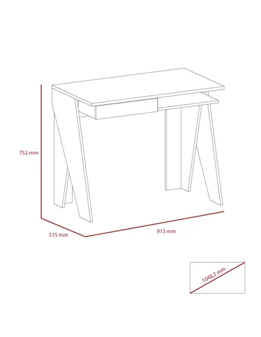Core Products Dallas home office desk with drawer