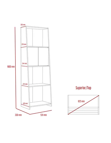 Core Products Dallas bookcase with doors