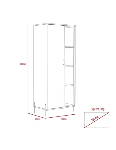 Core Products Dallas bookcase display unit