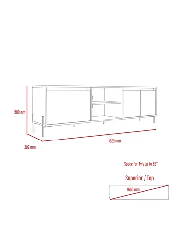 Core Products Dallas ultra wide TV rack with 4 doors