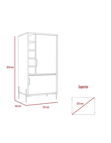 Core Products Dallas drinks & storage bar