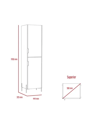 Core Products Dallas tall storage cabinet