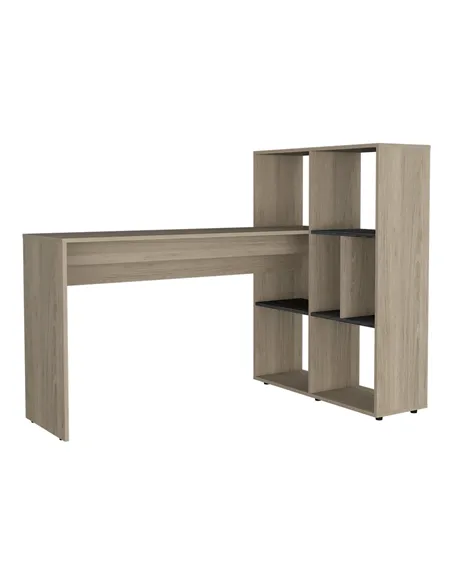 Core Products Harvard corner desk with bookcase