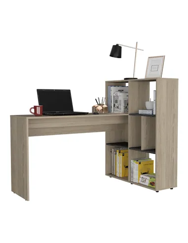 Core Products Harvard corner desk with bookcase