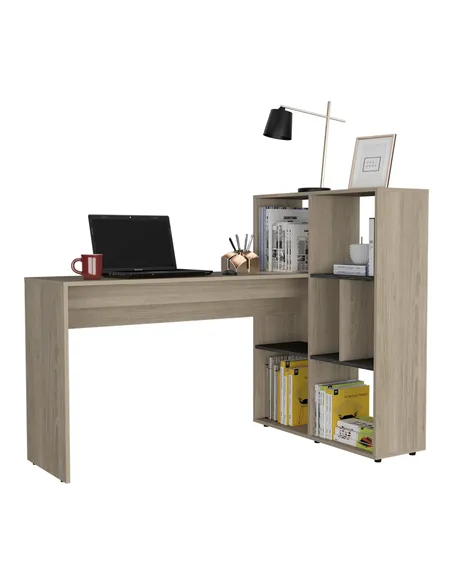 Core Products Harvard corner desk with bookcase