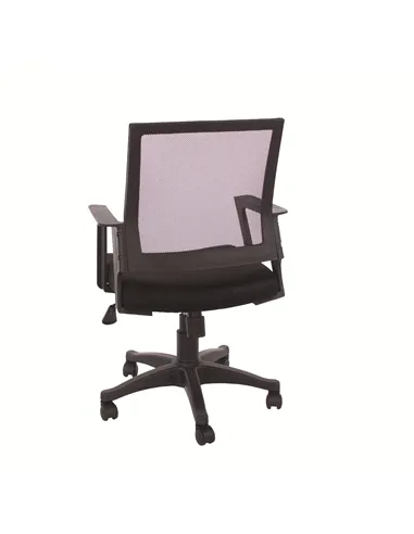 Core Products Loft Home Office home office chair in black mesh back & black fabric seat & black base