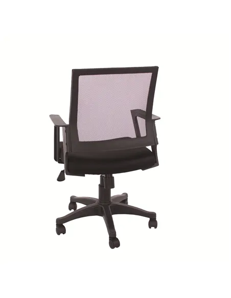 Core Products Loft Home Office home office chair in black mesh back & black fabric seat & black base