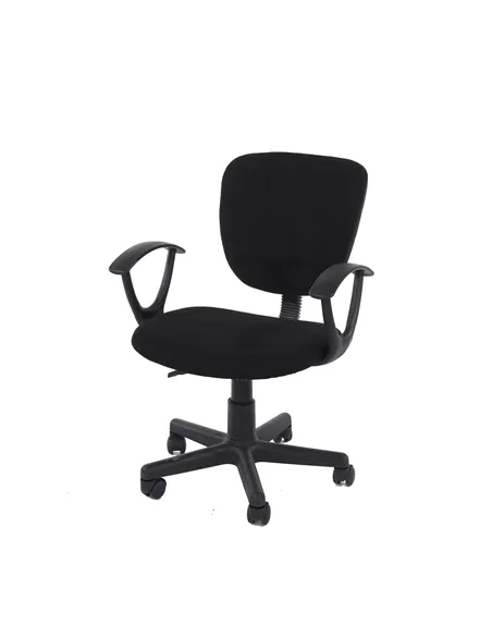 Core Products Loft Home Office study chair in black fabric & black base