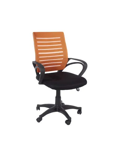 black fabric seat & black base