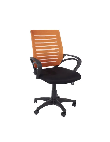 black fabric seat & black base