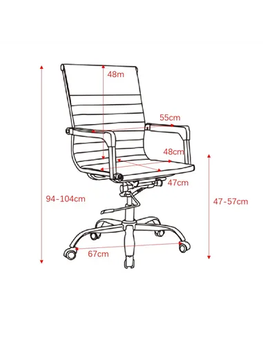 Core Products Loft Home Office home office chair with contour back in black faux leather with chrome base