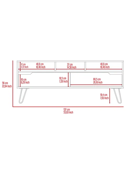 Core Products Manhattan wide screen TV rack