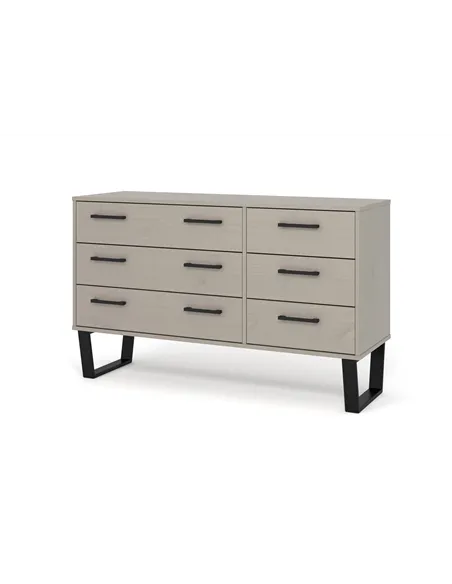 Core Products Texas 3+3 drawer wide chest of drawers