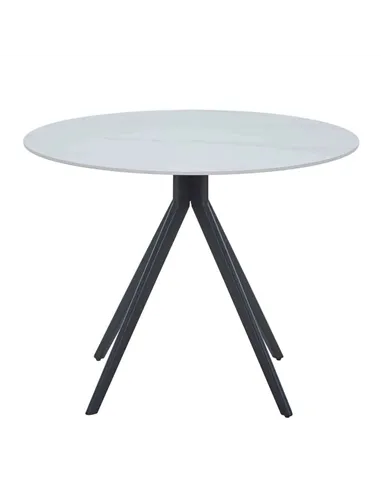 gloss white sintered stone table top ASTB4-WHSS