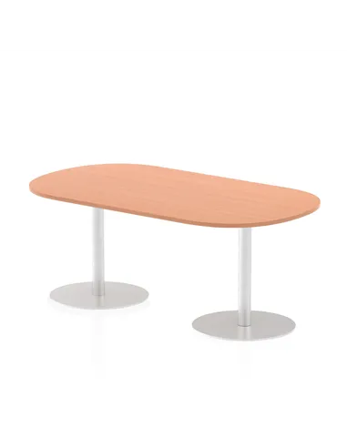 Dynamic Italia 1800mm Poseur Boardroom Table Beech Top 720mm High Leg ITL0178