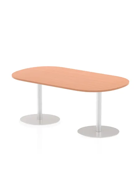 Dynamic Italia 1800mm Poseur Boardroom Table Beech Top 720mm High Leg ITL0178