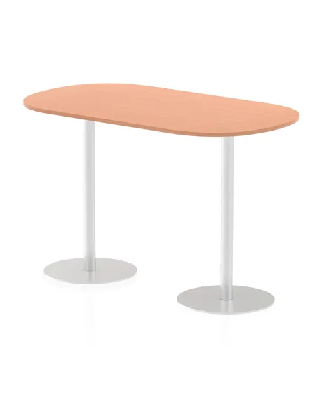 Dynamic Italia 1800mm Poseur Boardroom Table Beech Top 1145mm High Leg ITL0184