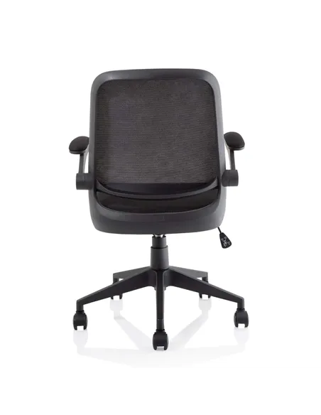Dynamic Crew Task Operator Bespoke Fabric Seat Tansy Purple Mesh Office Chair With Folding Arms KCUP2023